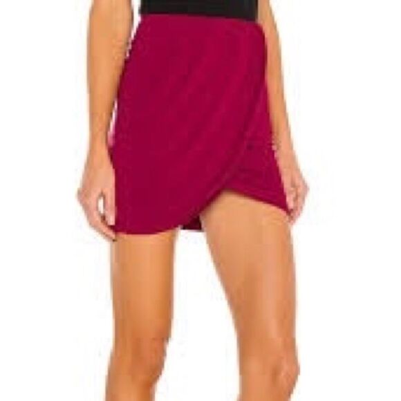 NBD Red Kamala Mini Skirt - Picture 3 of 8